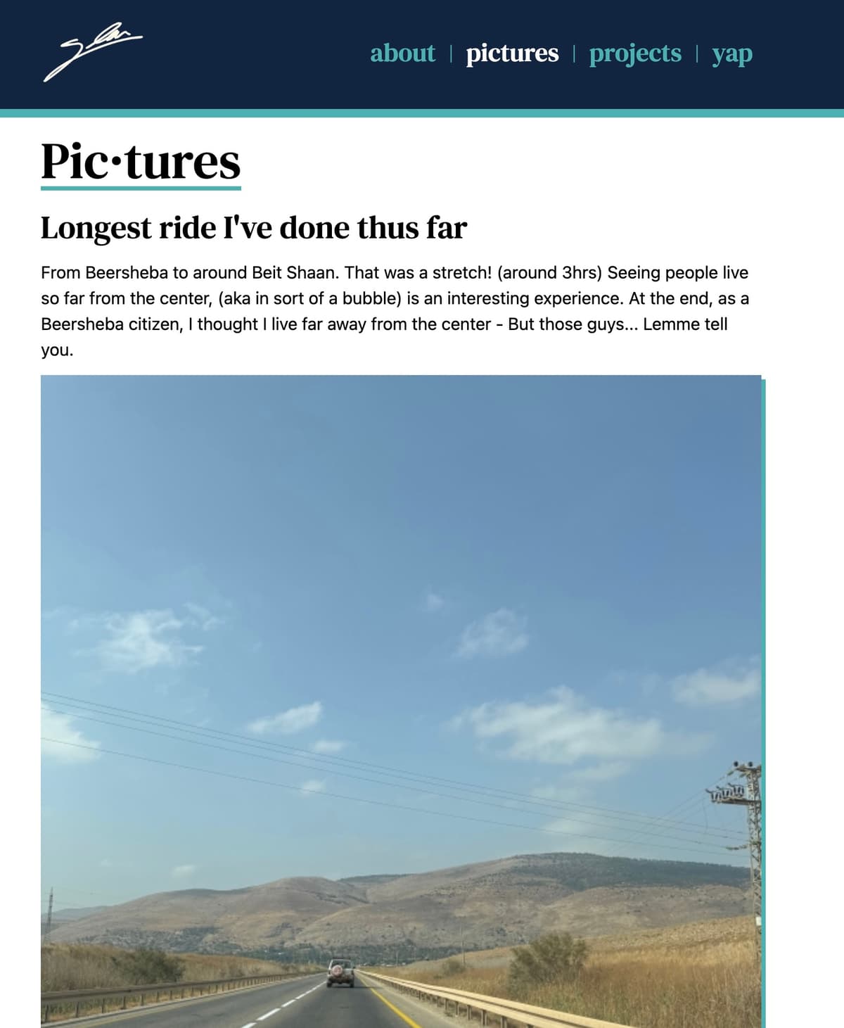 Pictures page