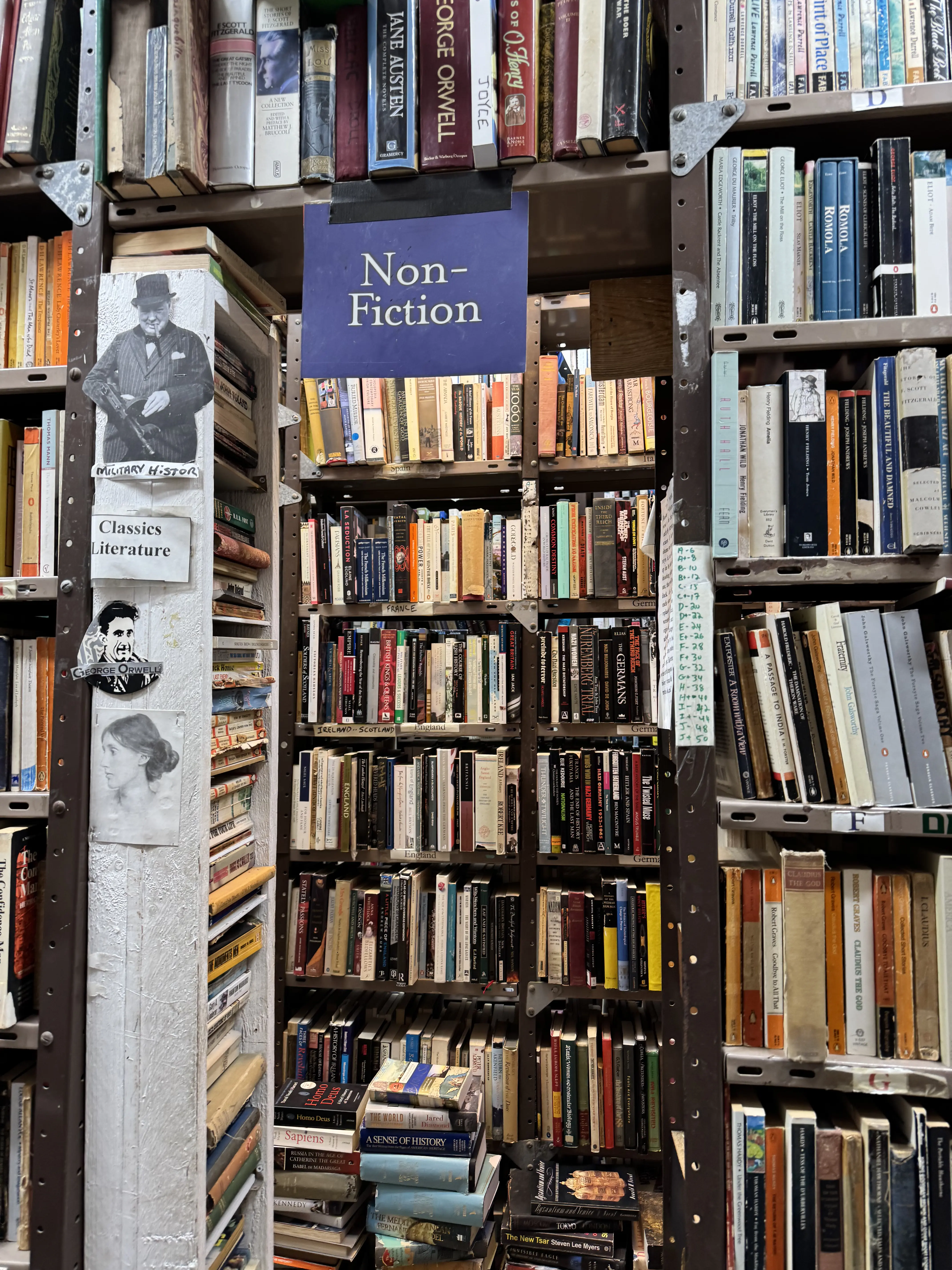 Second angle of Halper's bookstore