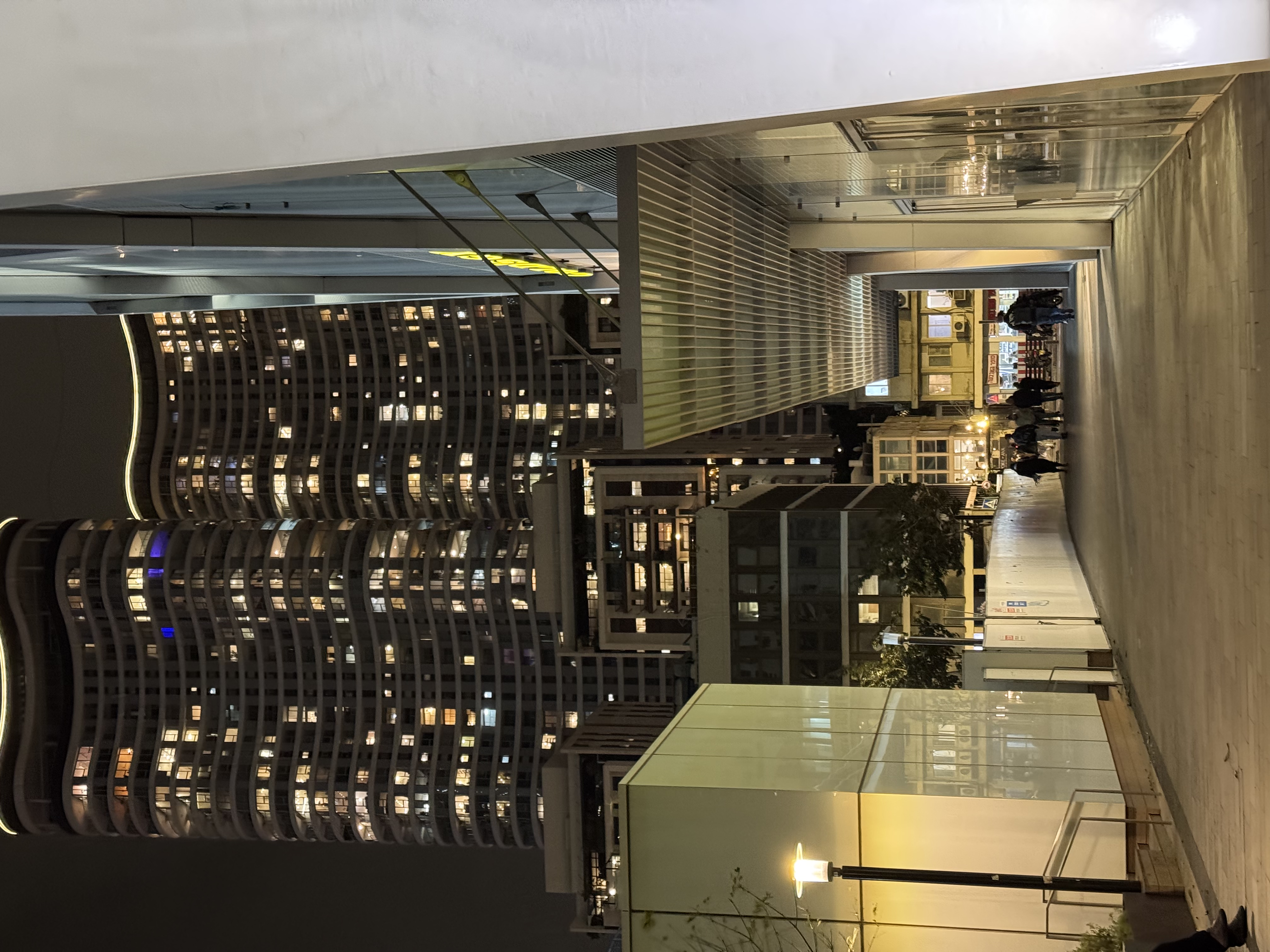 Going to my friend's company gym because I didn't have any gym memberships