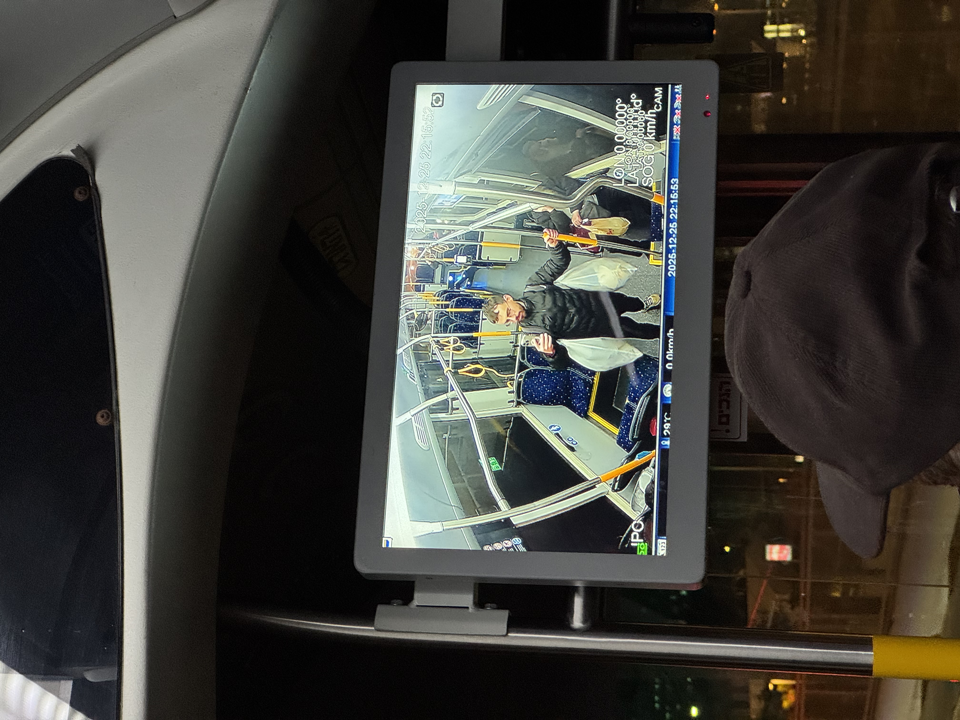 Carrying dirty laundry in garbage bags for 110km